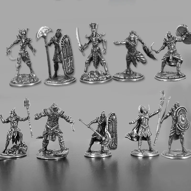 Retro Gaming Table - Múmia guerreiro faraó guardas mini escultura