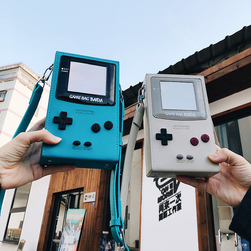 Retro Gaming Handheld - Bolsa Mini Transversal Criativa em Forma