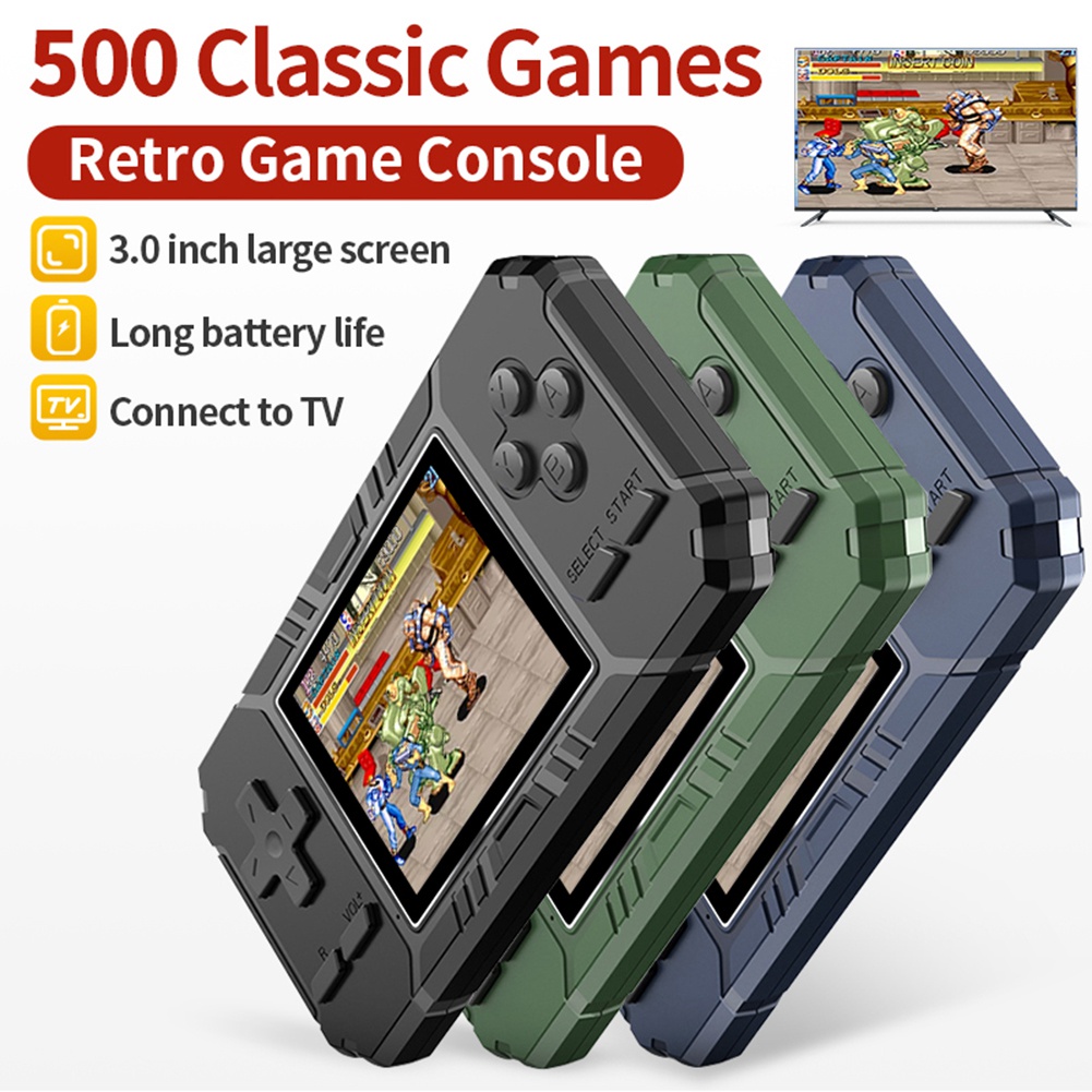 Retro Gaming System - Excelente! Retro portátil mini console de