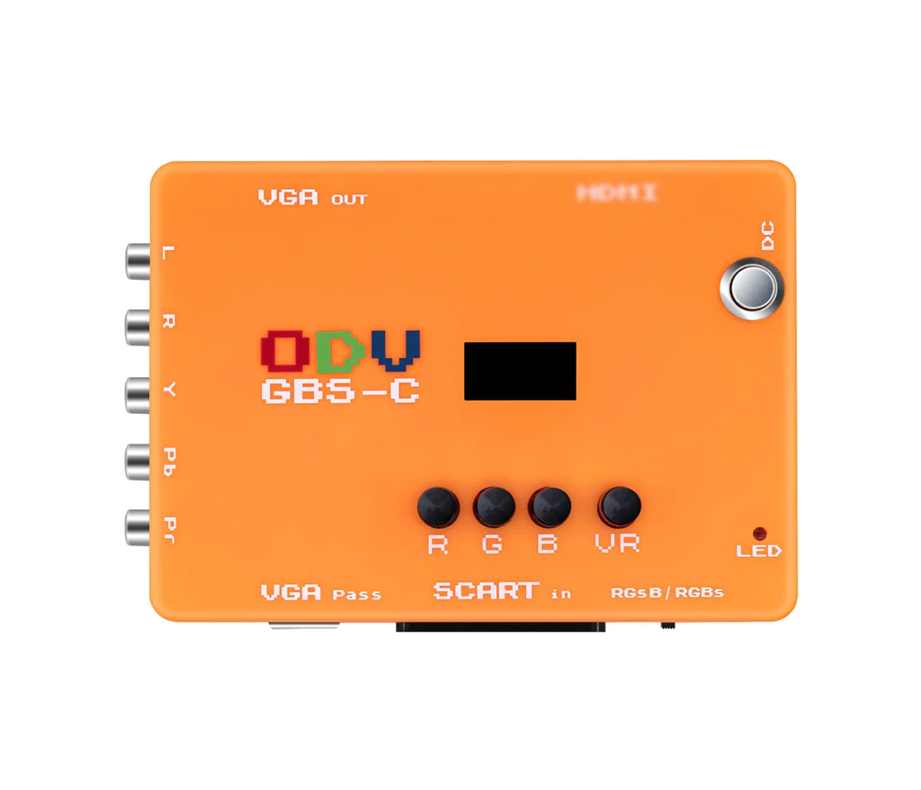 Retro Gaming Cabinet - Mcbazel ODV-GBS-C Componente VGA/Scart para VGA/HDMI