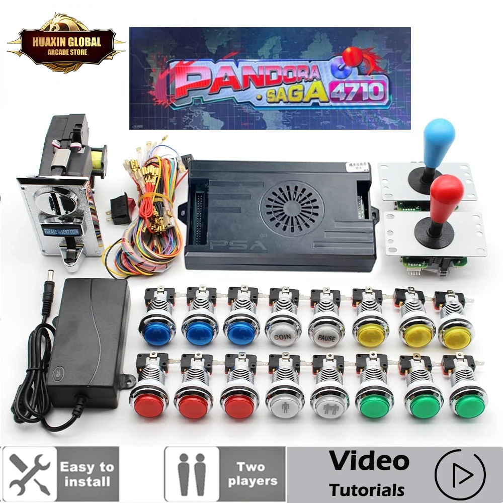 Retro Gaming Cabinet - Kit de caixa de saga pandora