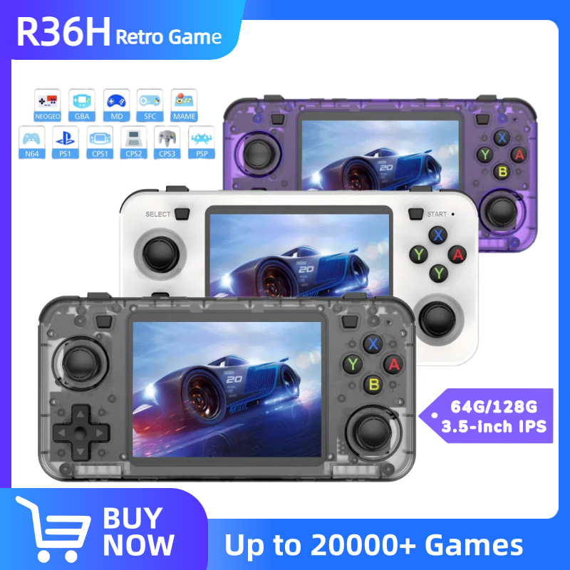 Retro Gaming Linux - Console de videogame portátil retrô R36H