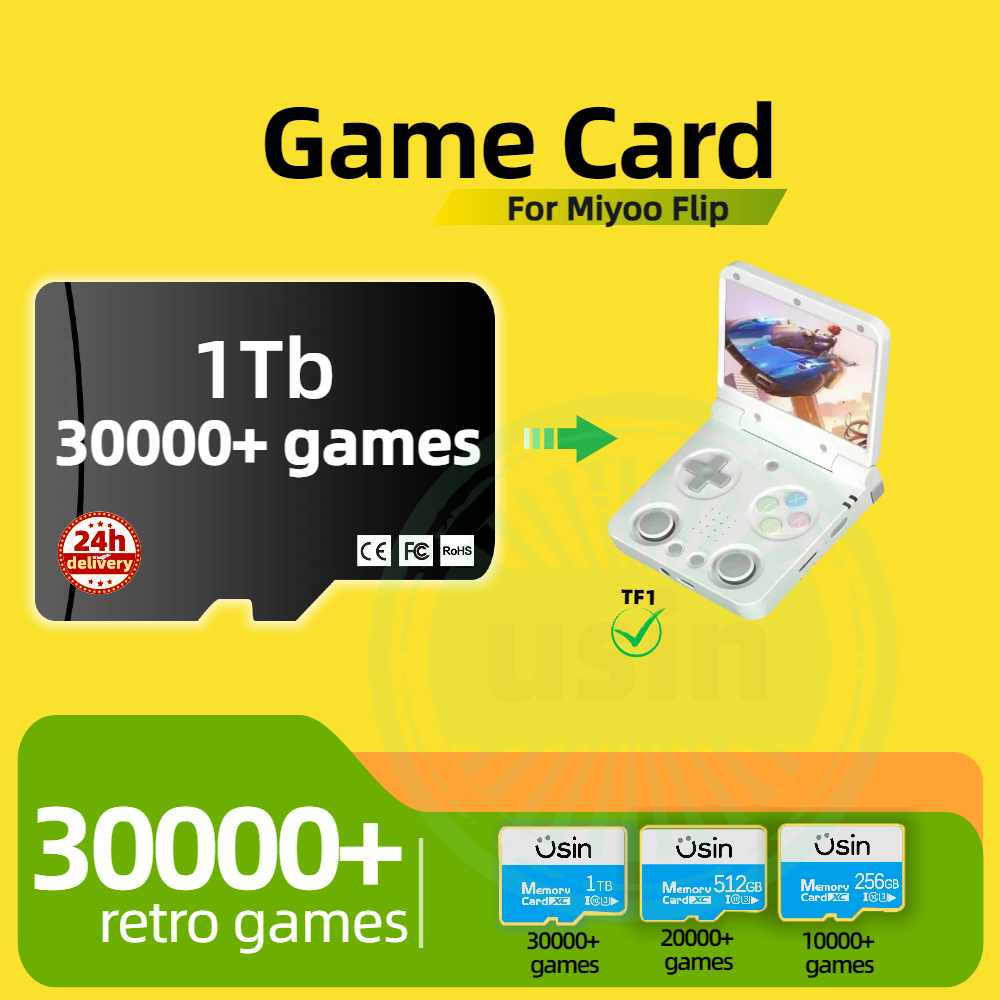 Memory Card Ps1 - Cartão de jogo para miyoo flip