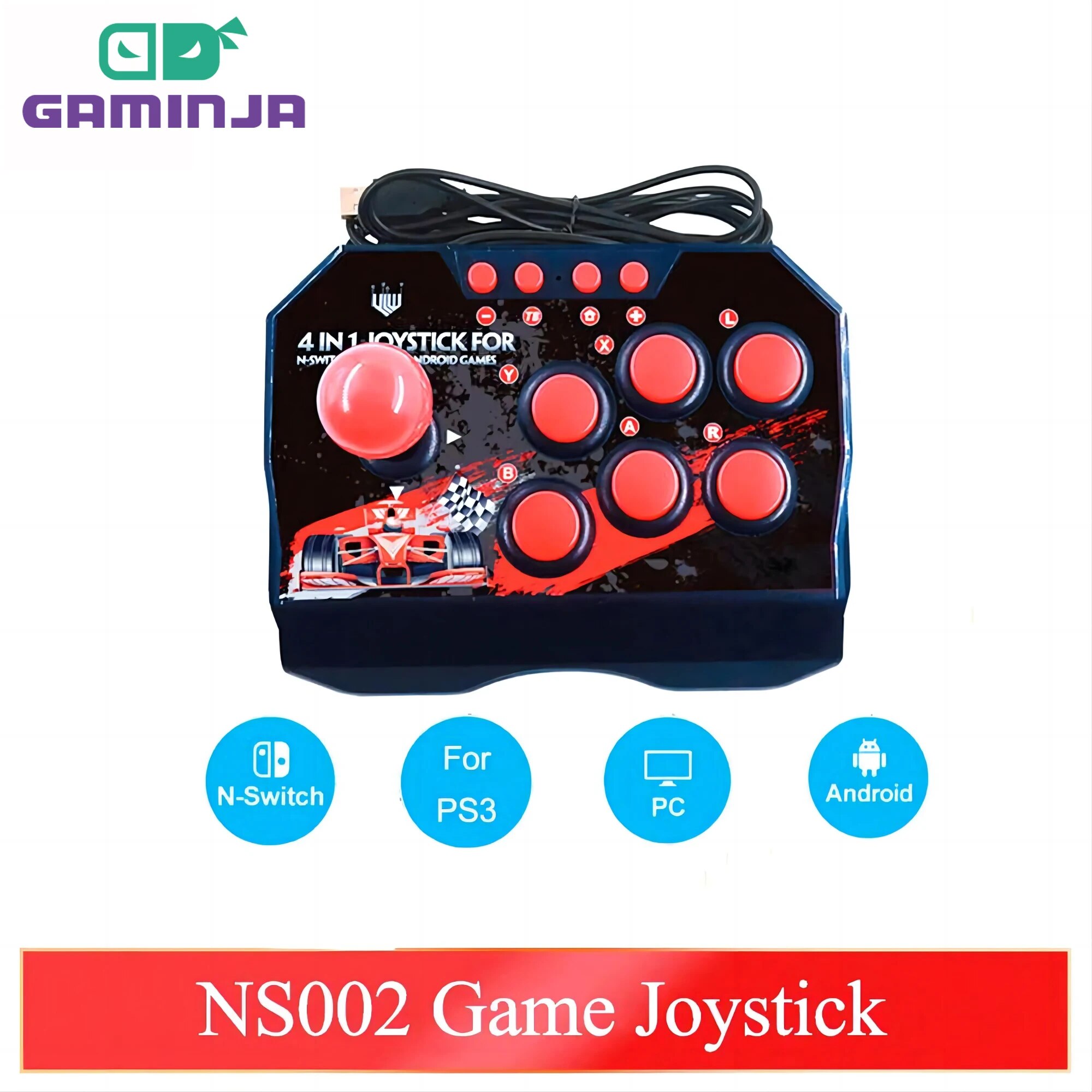 Retro Gaming Space - GAMINJA NS002 4 Em 1 Retro