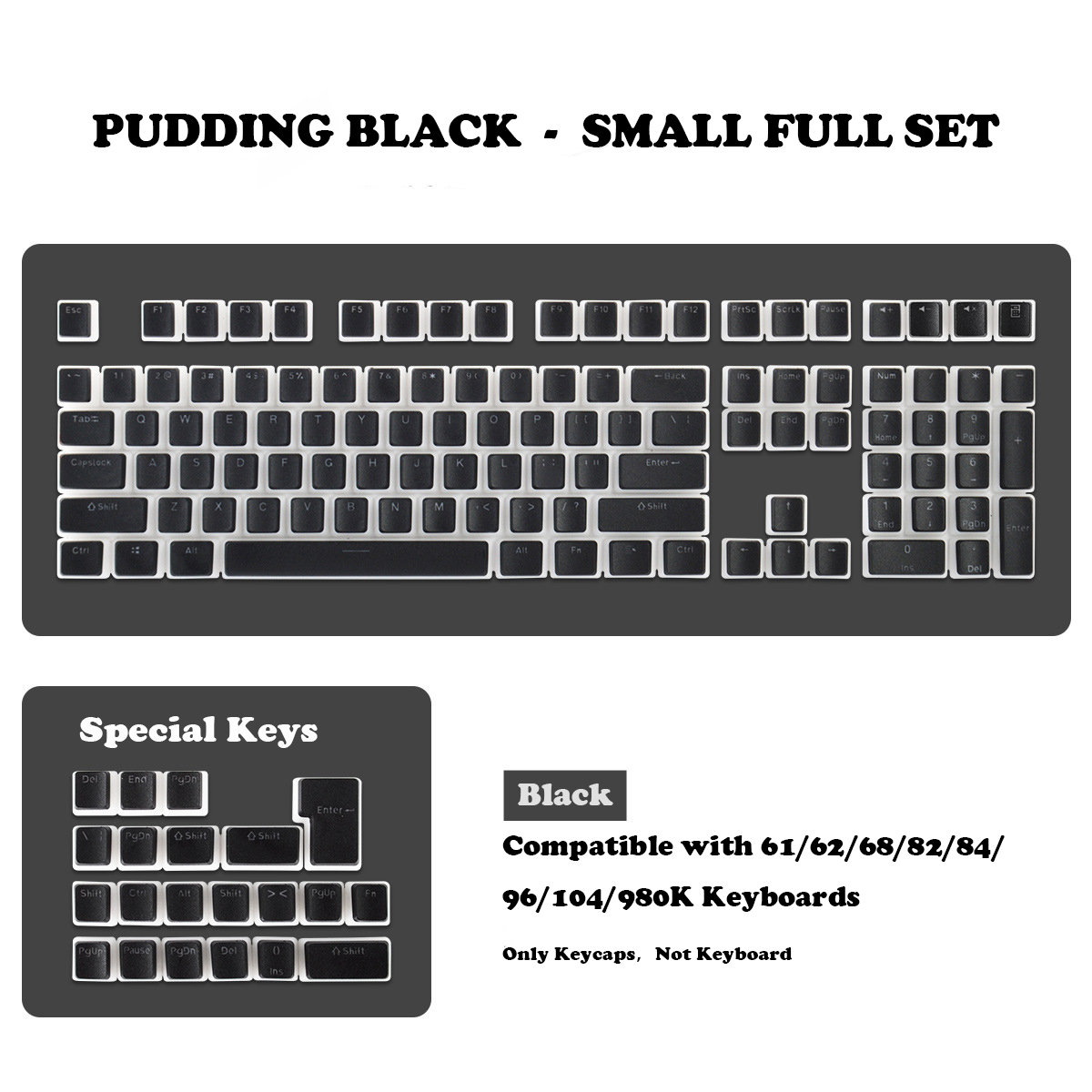 Conjunto de 129 Teclas Pudding - Retro Gaming Keycaps avaliação e preço