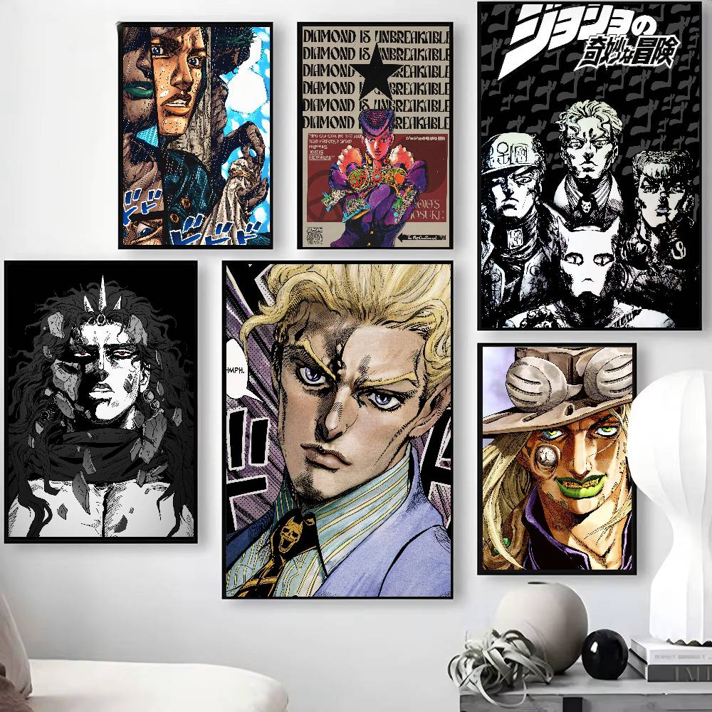 Pôster de Anime Popular JoJo B - Retro Gaming Wallpaper avaliação e preço