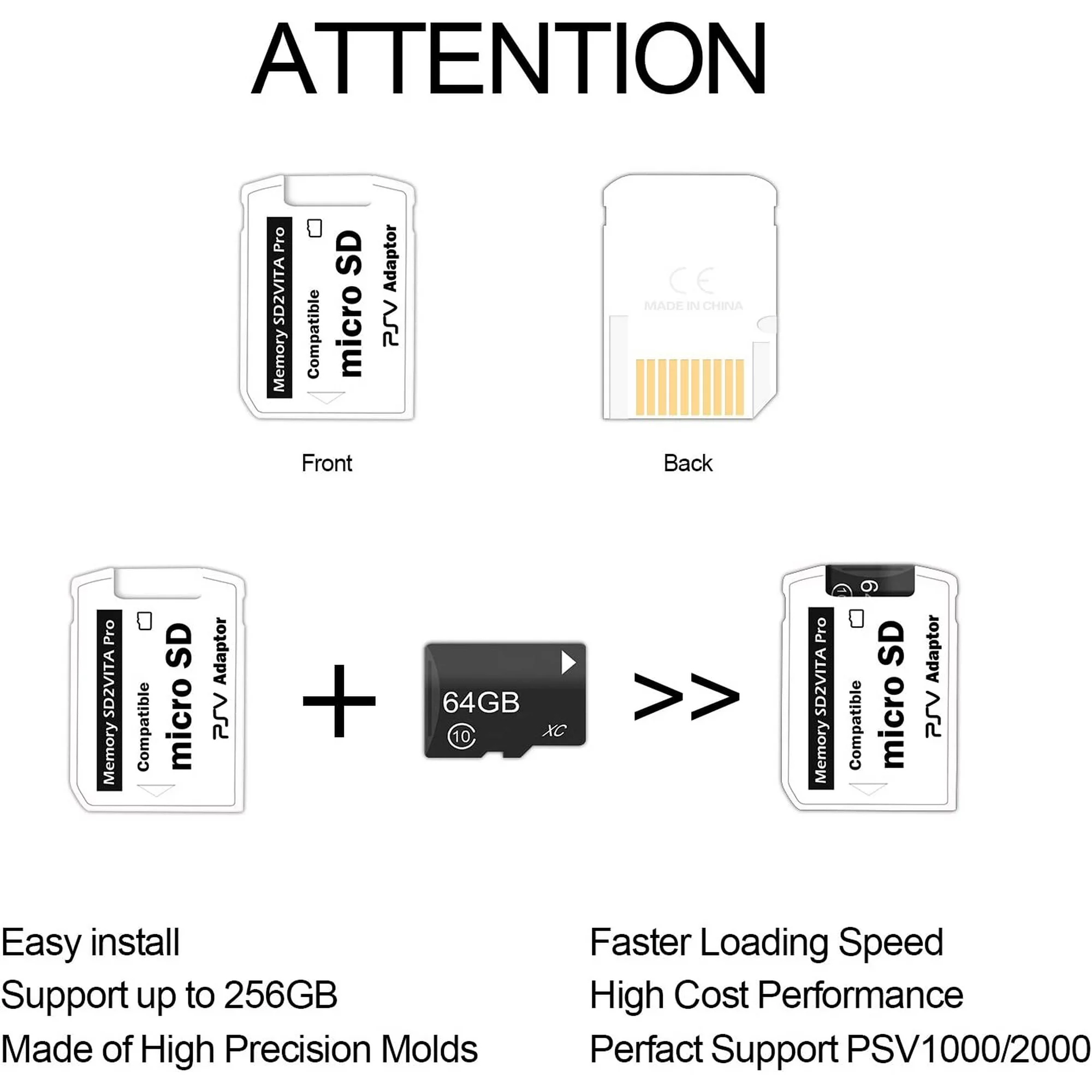 Ssd2vita pro adaptador 3.0, co - Memory Card Ps1 avaliação e preço