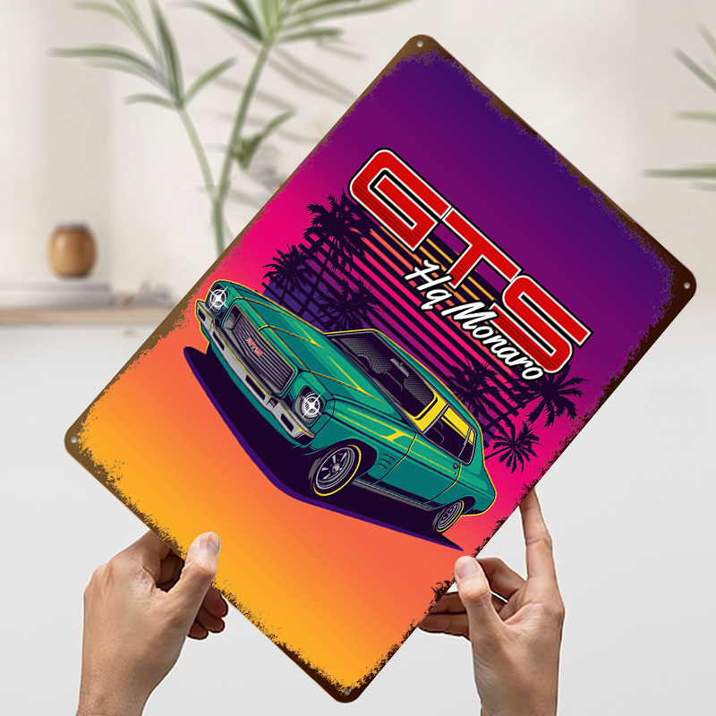 Pôster Metálico HQ Monaro GTS  - Retro Gaming At Home avaliação e preço
