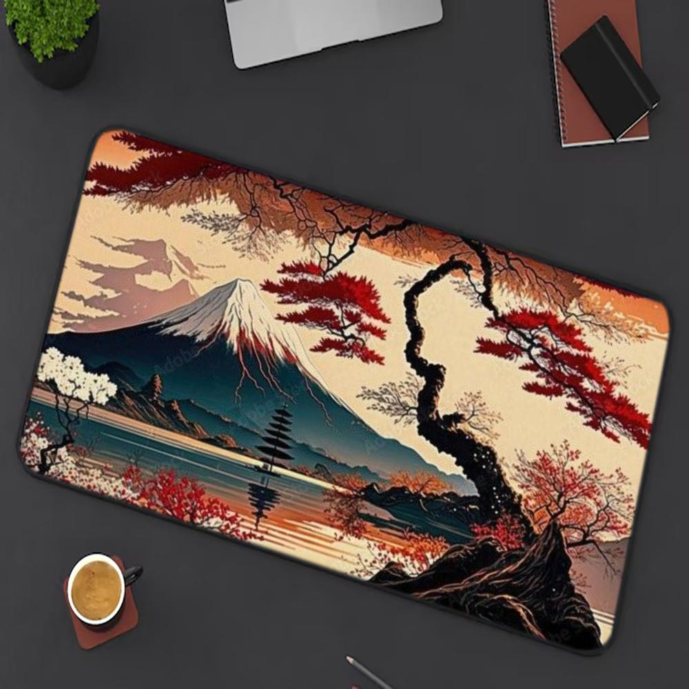 Mousepad Grande Ukiyo-e com Mo - Retro Gaming Keyboard avaliação e preço