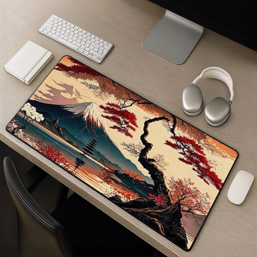 Mousepad Grande Ukiyo-e com Mo - Retro Gaming Keyboard avaliação e preço