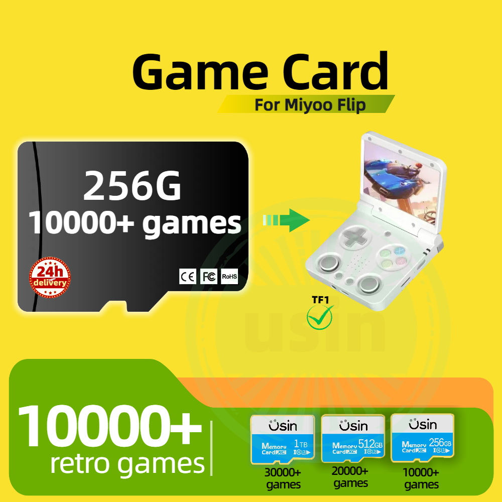 Cartão de jogo para miyoo flip - Memory Card Ps1 avaliação e preço