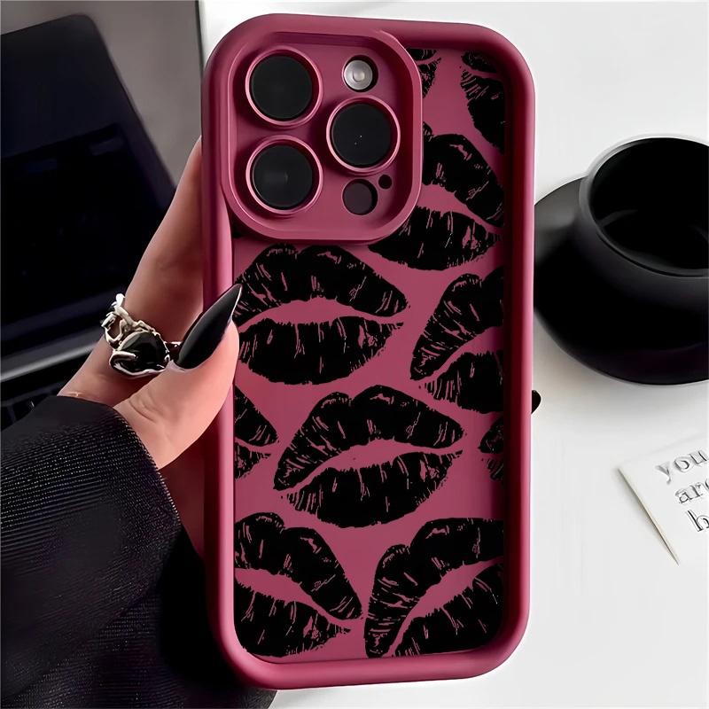 Moda lábio impresso caso para  - Retro Gaming Case avaliação e preço