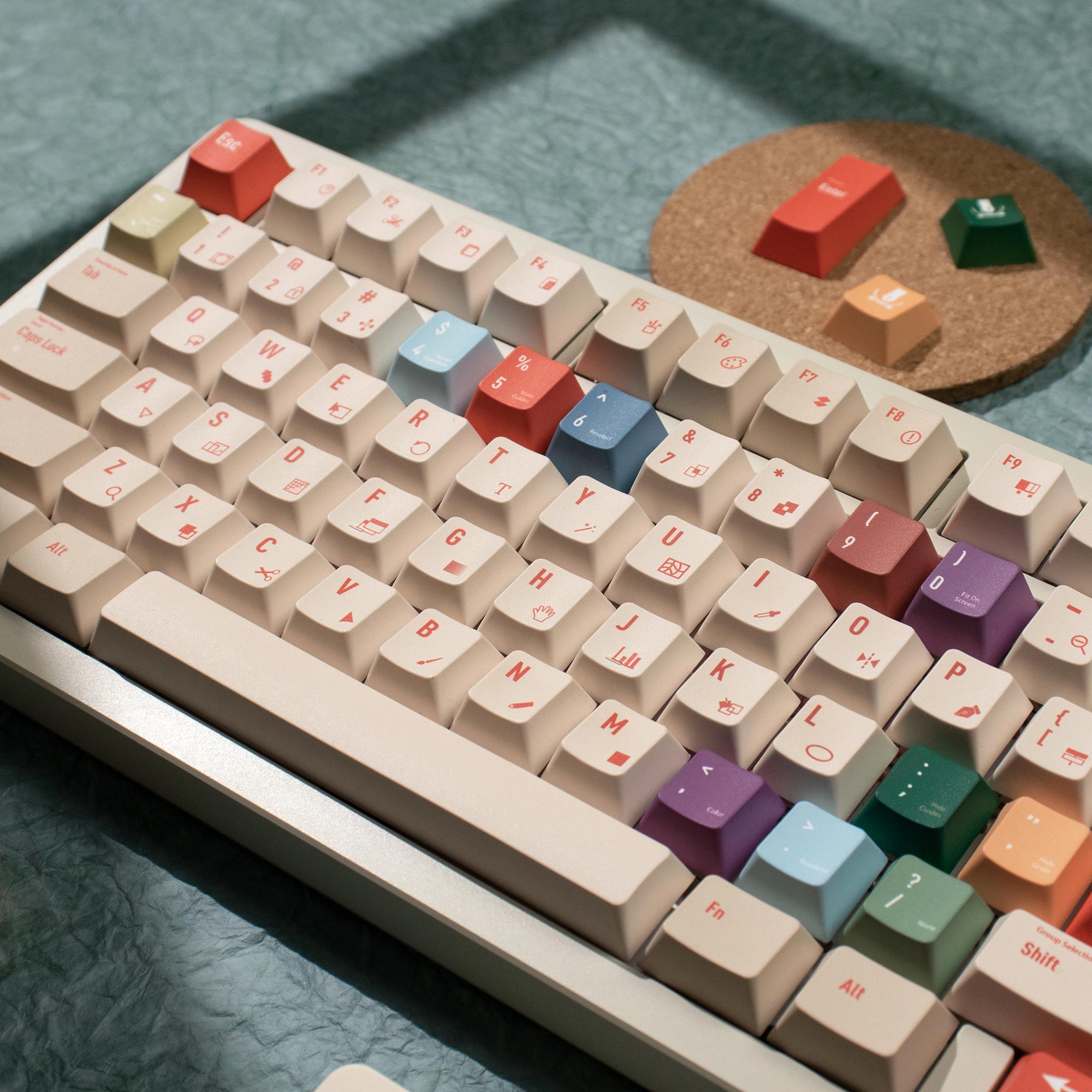 Teclas DYE-SUB Cherry Profile  - Retro Gaming Keyboard avaliação e preço