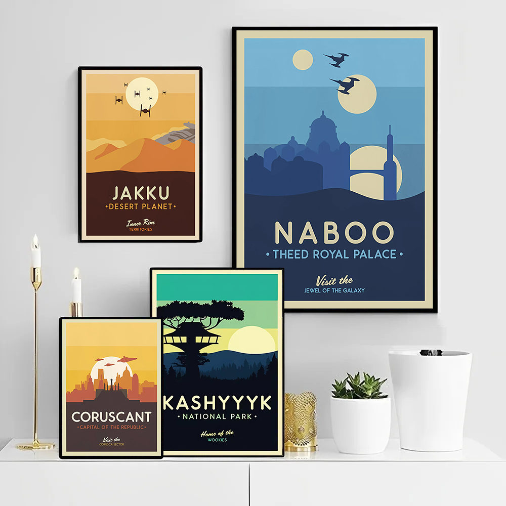 Pôster Retrô de Viagem Espacia - Retro Gaming Wallpaper avaliação e preço