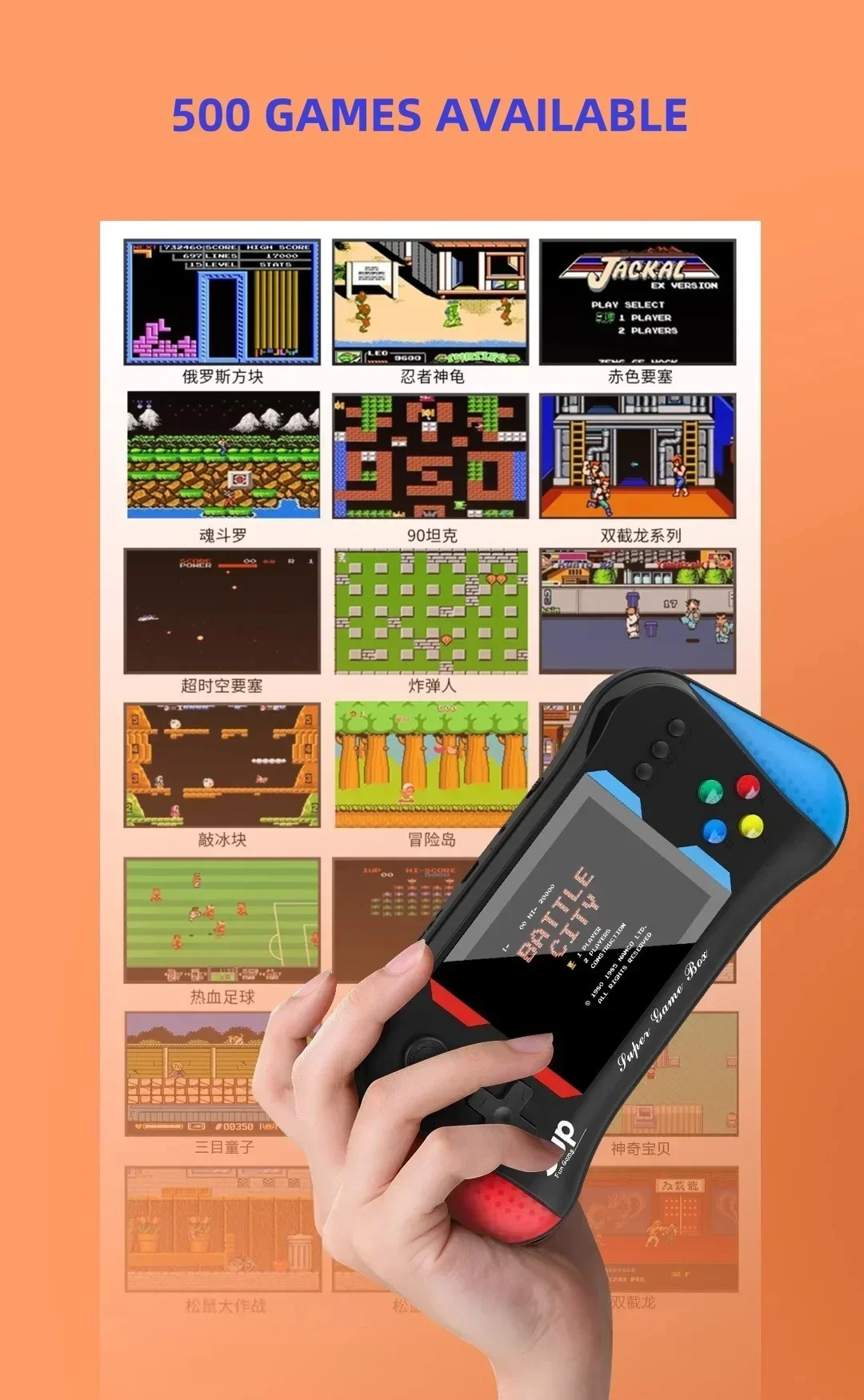 Console de jogo infantil palma - Retro Gaming Handheld avaliação e preço