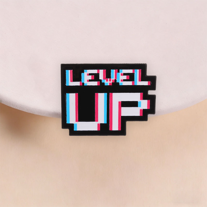 Broche Esmaltado 'Level Up Gli - Retro Gaming Style avaliação e preço