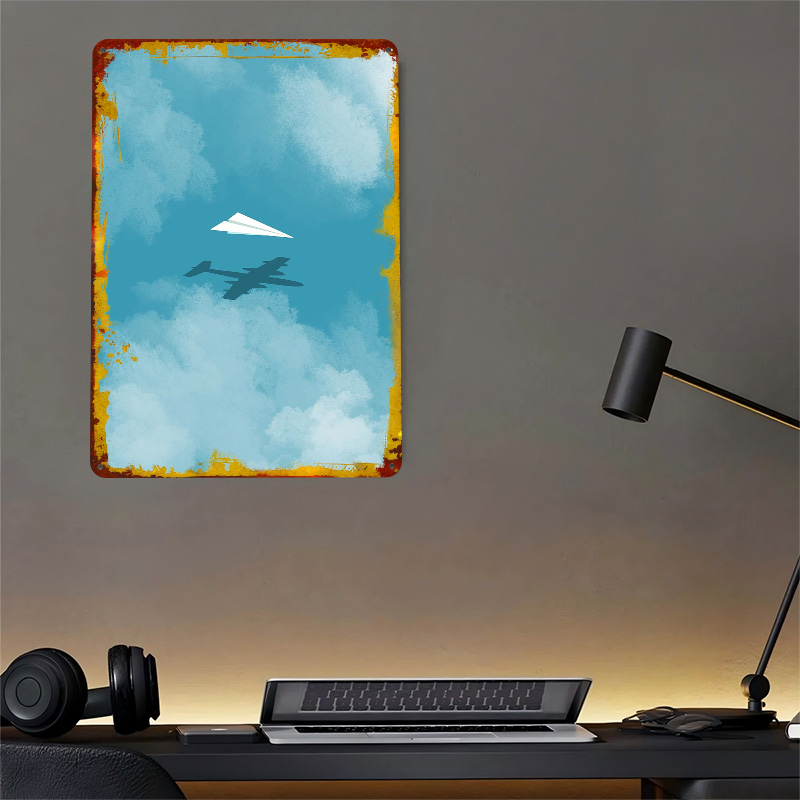 Pôster Impresso de Avião de Pa - Retro Gaming Wallpaper avaliação e preço