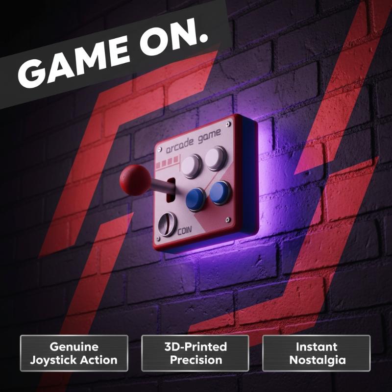Placa de Botão de Jogo Retro,  - Retro Gaming Style avaliação e preço