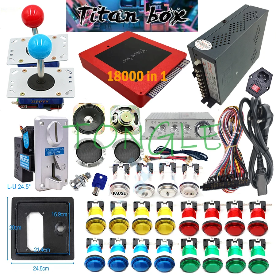 2 jogadores caixa titan 18000  - Retro Gaming Cabinet avaliação e preço