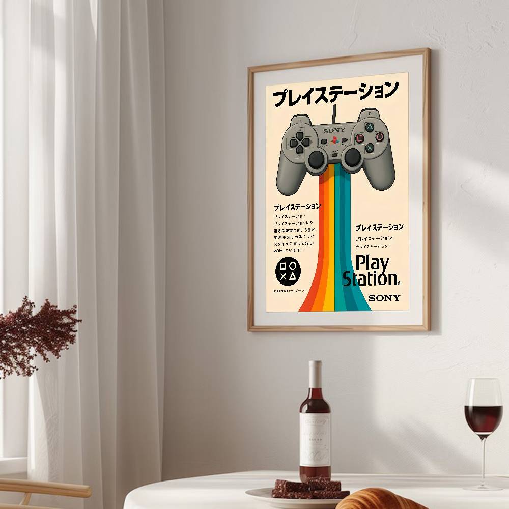 Pôster de Console de Videogame - Retro Gaming Wallpaper avaliação e preço